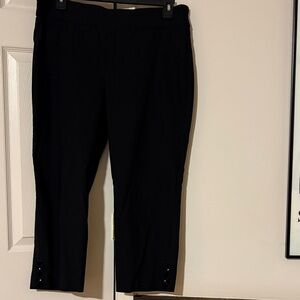 Counterparts Black Cropped Ankle Pants